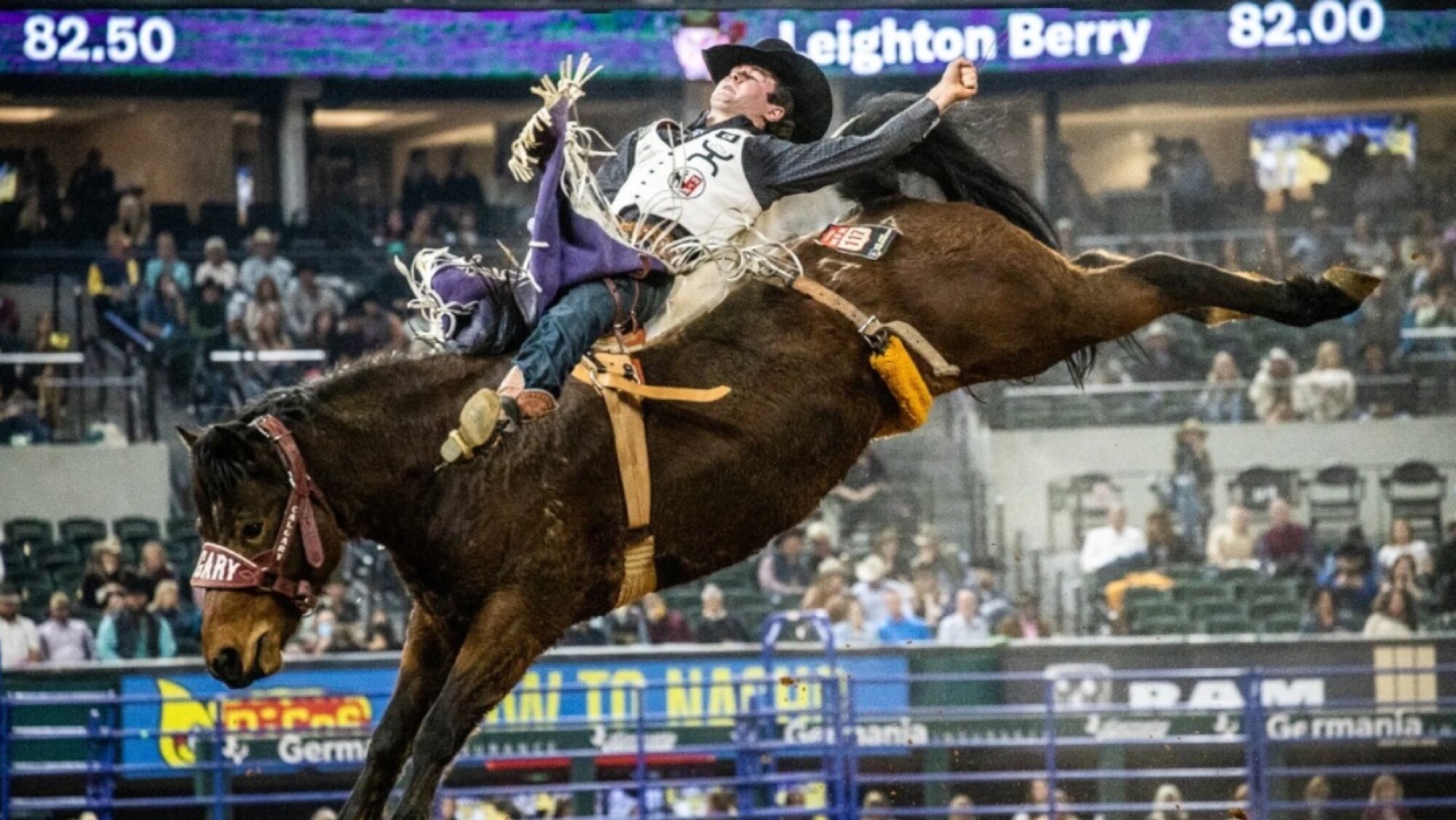 Bareback Rider Cole Reiner Enters Third NFR No. 1 in the World