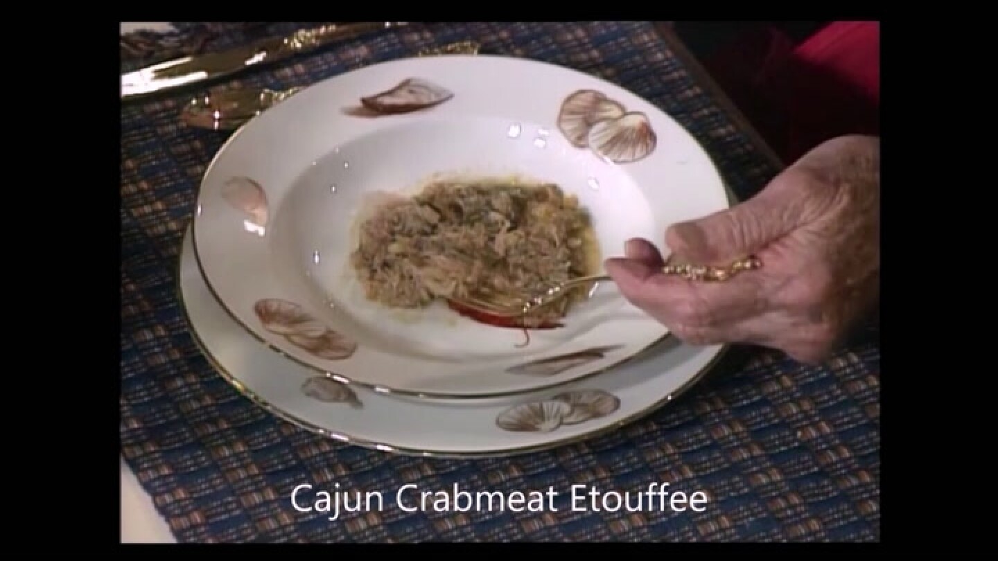 Justin Wilson Easy Cookin' Crabmeat Etouffee RFDTV