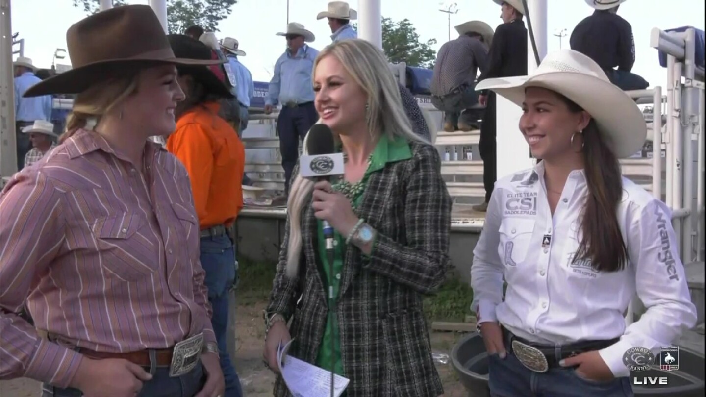 Breakaway Ropers Madison Outhier And Addy Hill Split Round 1 NFR Open breakaway-ropers-madison-outhier-and-addy-hill-split-round-1-nfr-open