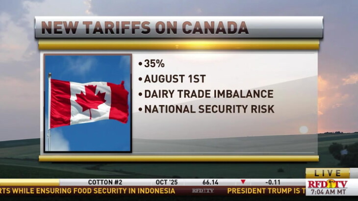 President Trump announces 35% tariffs on all Canadian goods starting ...