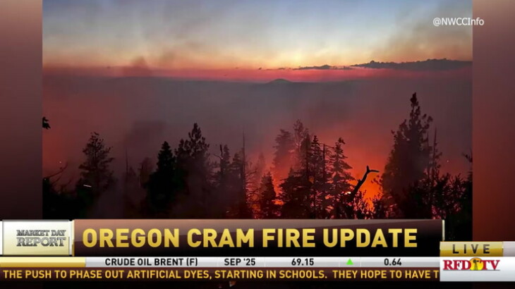 Oregon's Cram Fire has already scorched nearly 100,000 acres - RFD