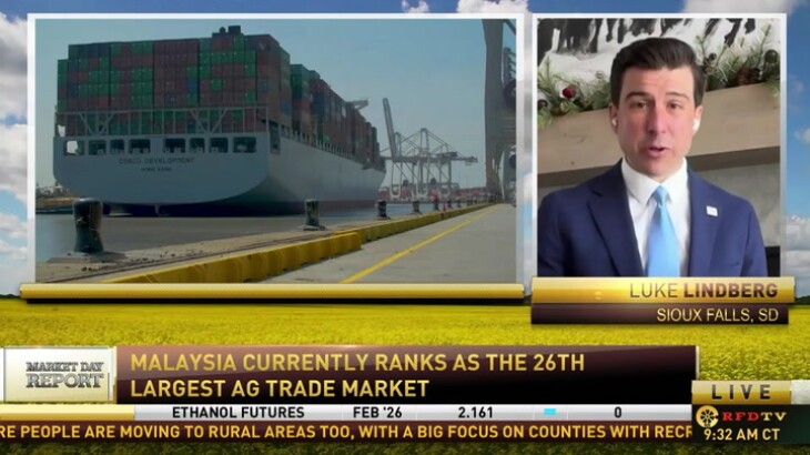 美国农业部副部长卢克·林德伯格回顾最近对马来西亚的贸易访问