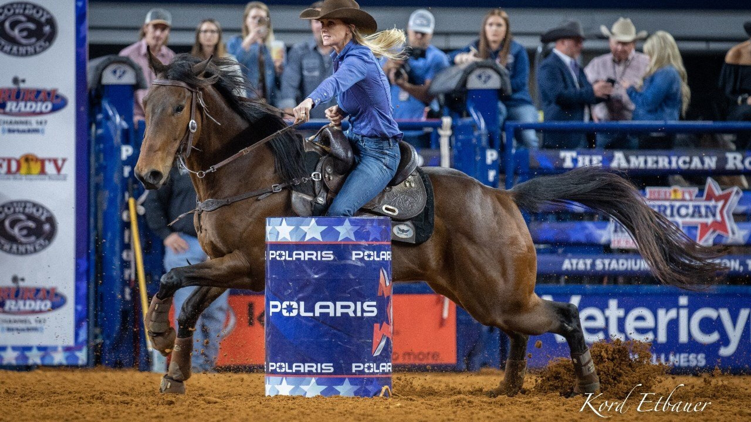 Alexandra Rodeo Barrel Racing Photo Gallery: Barrel Racing at The American - RFD-TV