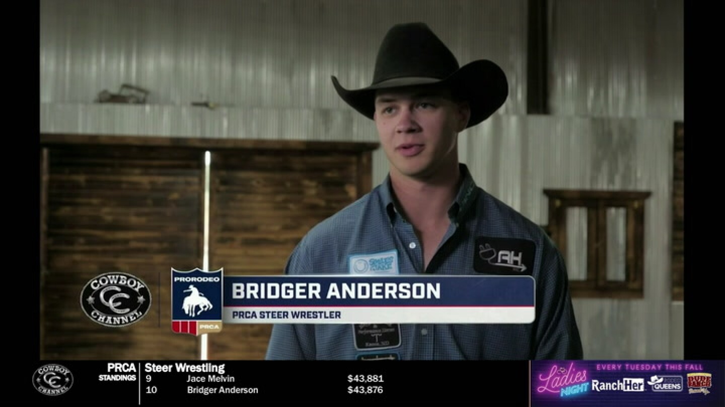 No. 10 Steer Wrestler Bridger Anderson on his Rodeo Season and Heading