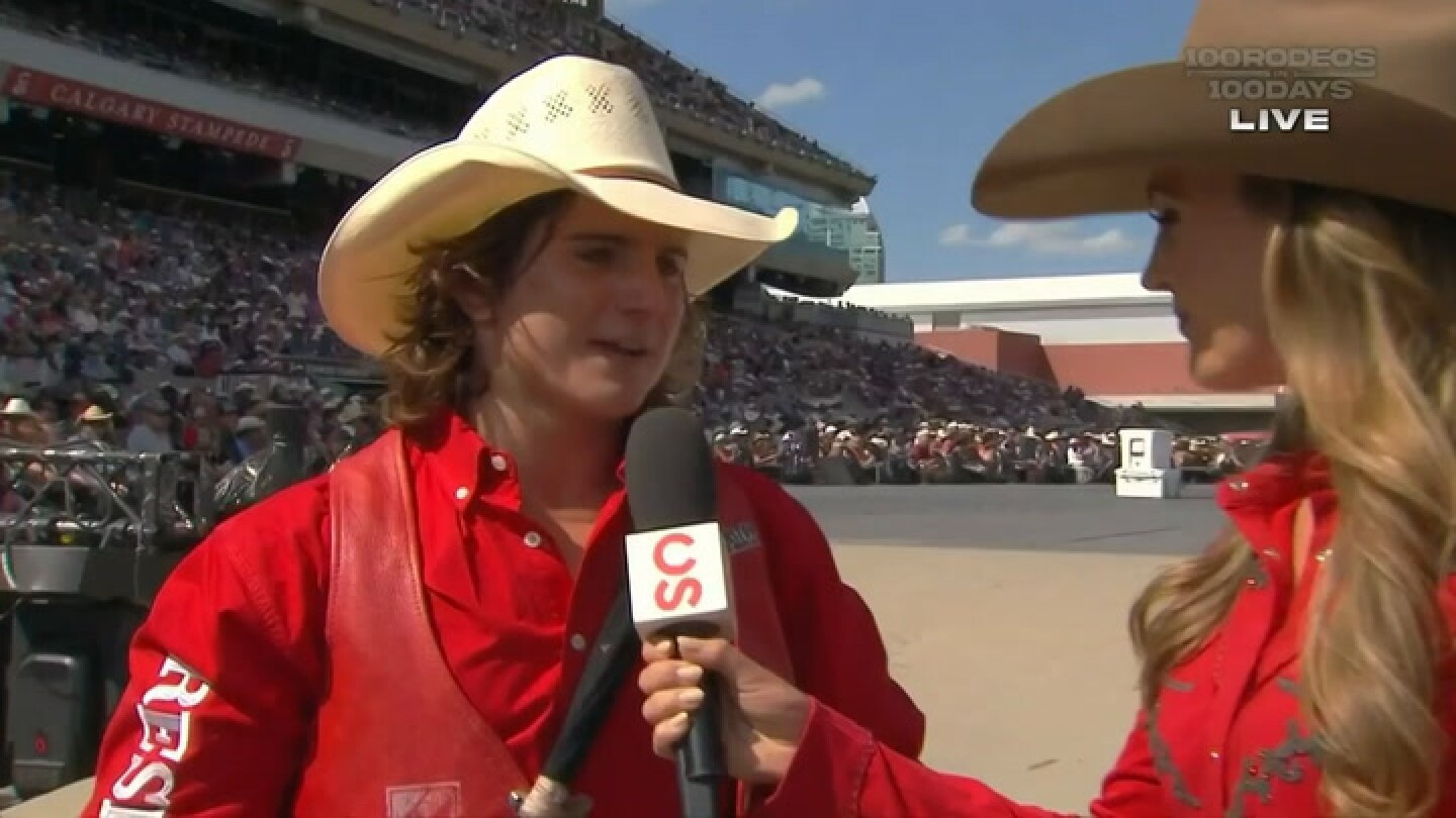 Rookie Bareback Rocker Steiner Wins Calgary Stampede with a Thrilling