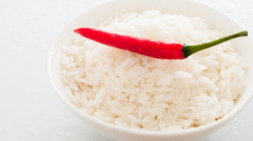 rice with a chili pepper on top_Photo by Vladimir Borozenets via AdobeStock_140653866.jpg