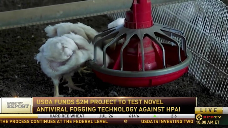 USDA Funds Purdue Research on Fogging System to Slow Spread of Bird Flu ...